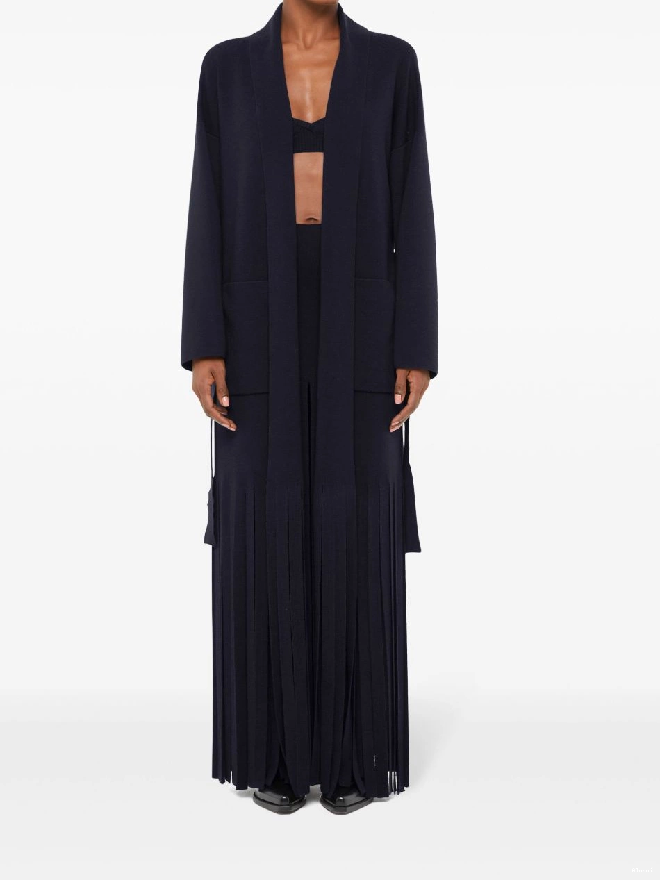 Affordable fringed Women belted Alanui coat 0814